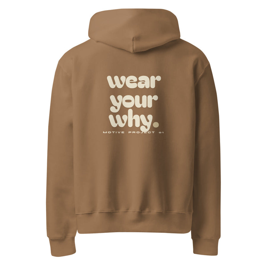 wear your why hoodie – espalda