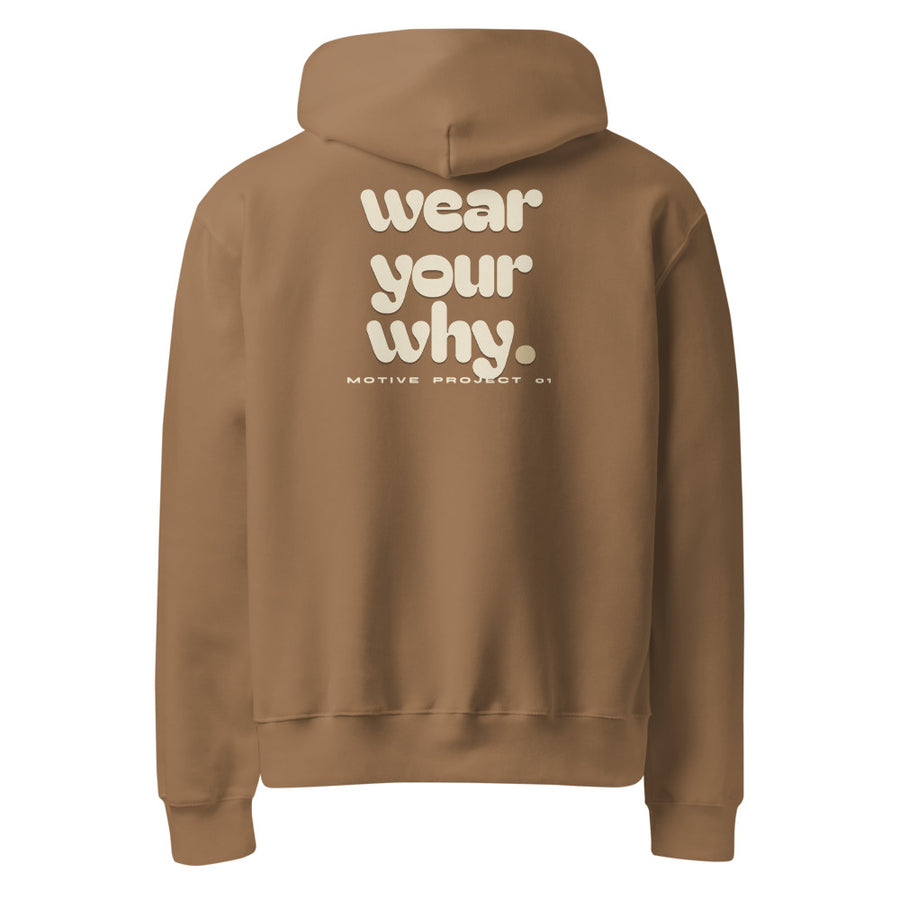 wear your why hoodie – espalda
