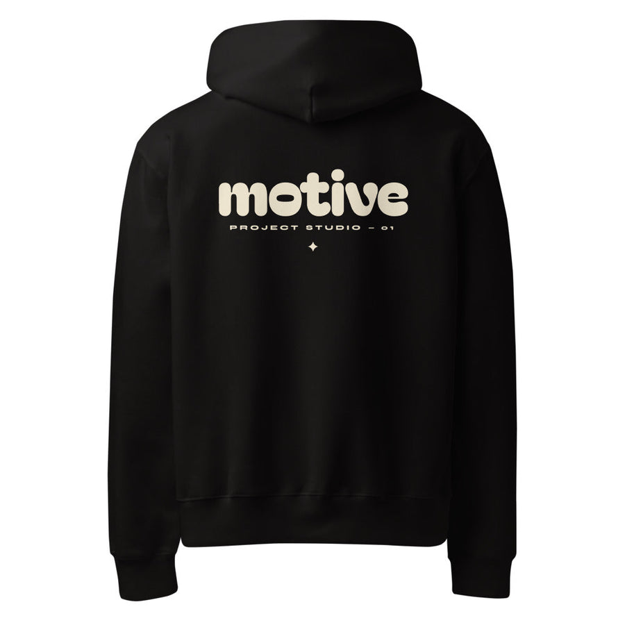 motive hoodie – espalda